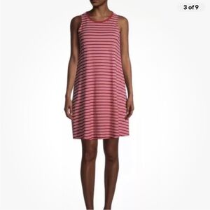 Time and Tru Dresses,2 Knit Sleeveless w/pockets and 1 Tee T-shirt Dress, Size M